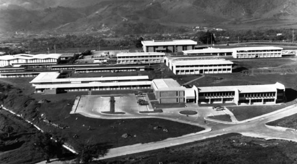 Imagen área del TEC en 1981