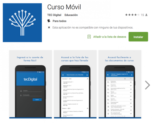 La aplicación está ya disponible en la tienda de aplicaciones de Google.