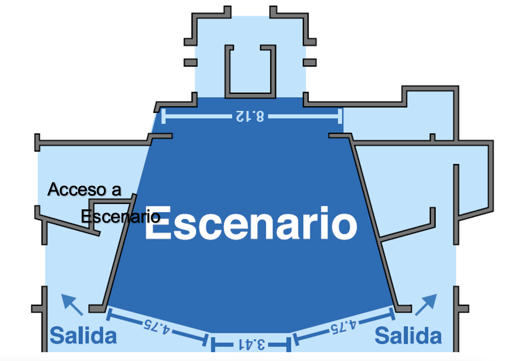 Espacio escénico del centro de las artes