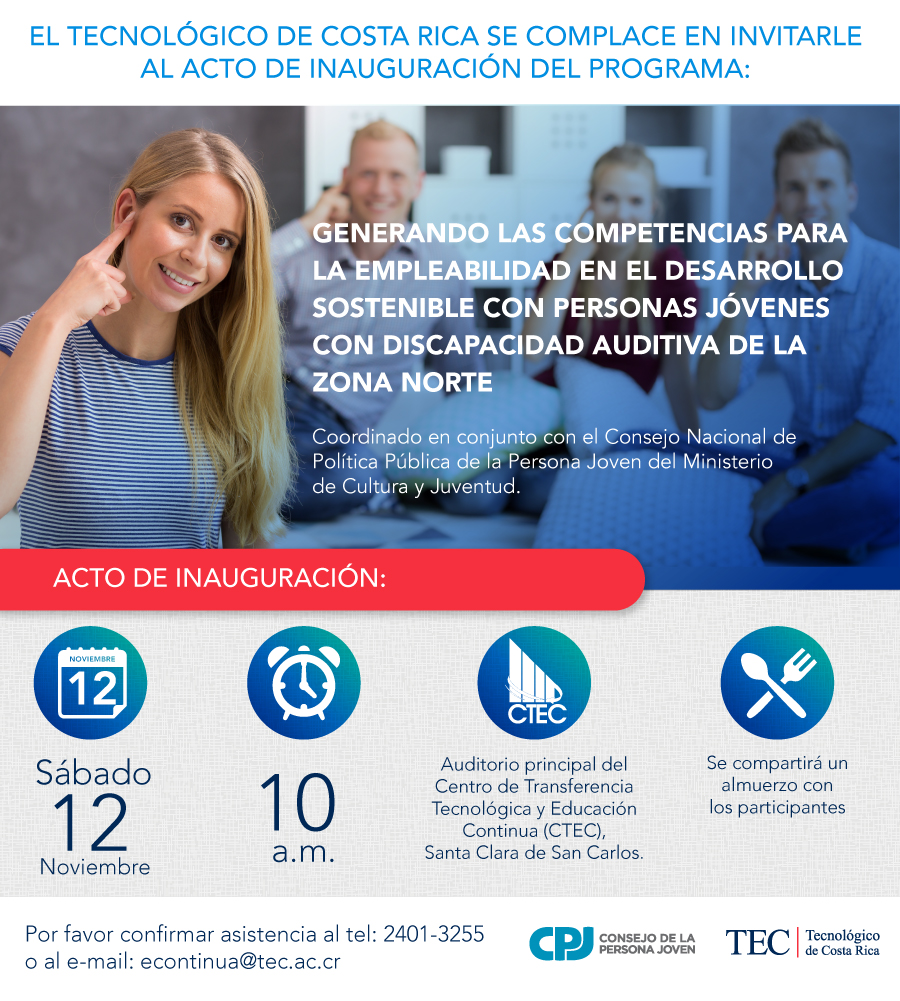 acto de inaguración