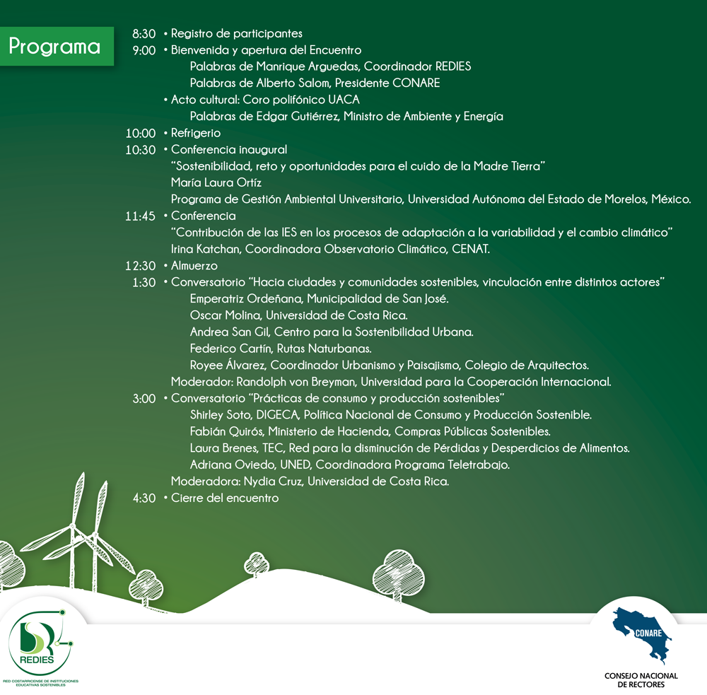 horario charla