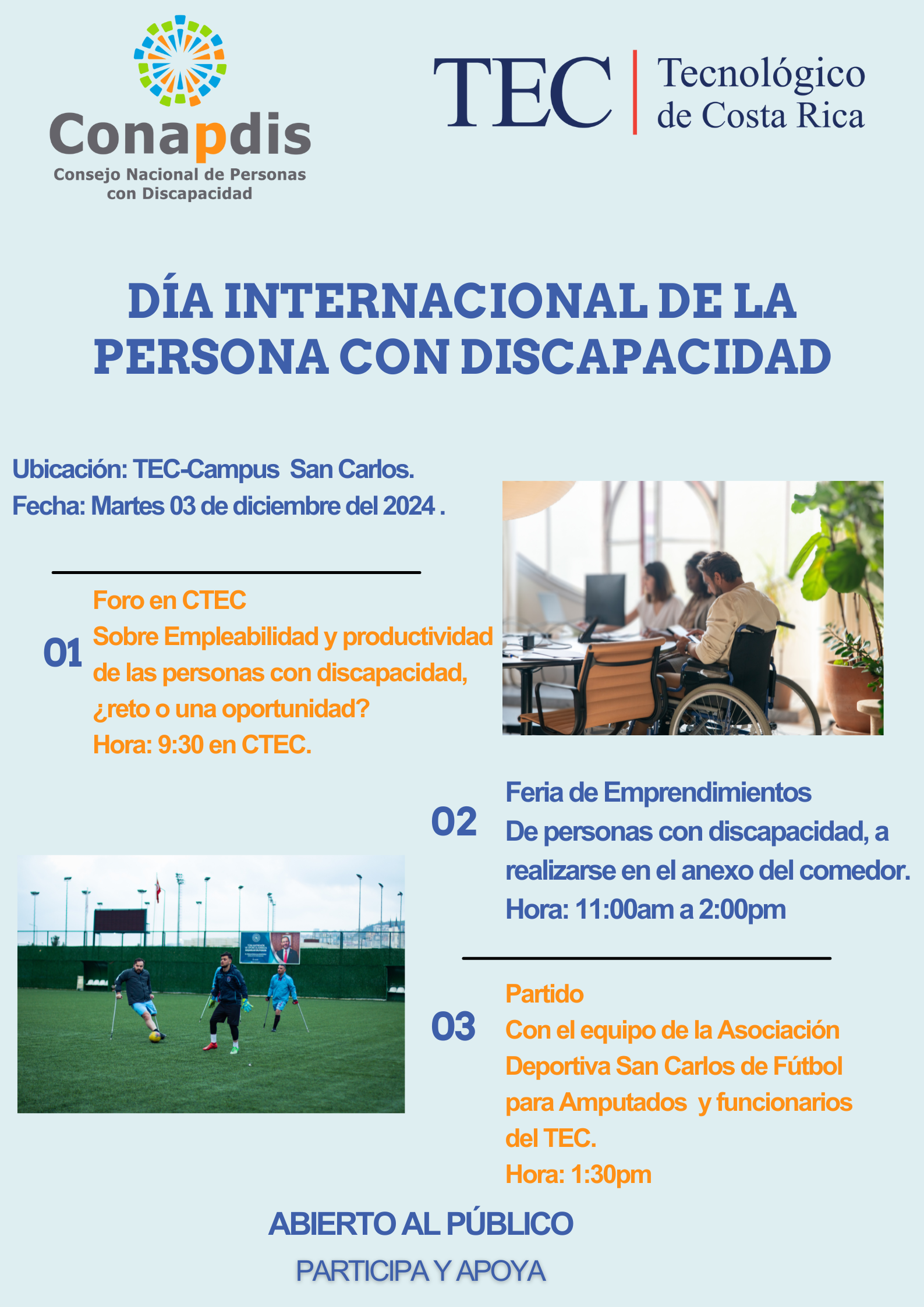 Día internacional de la persona con discapacidad