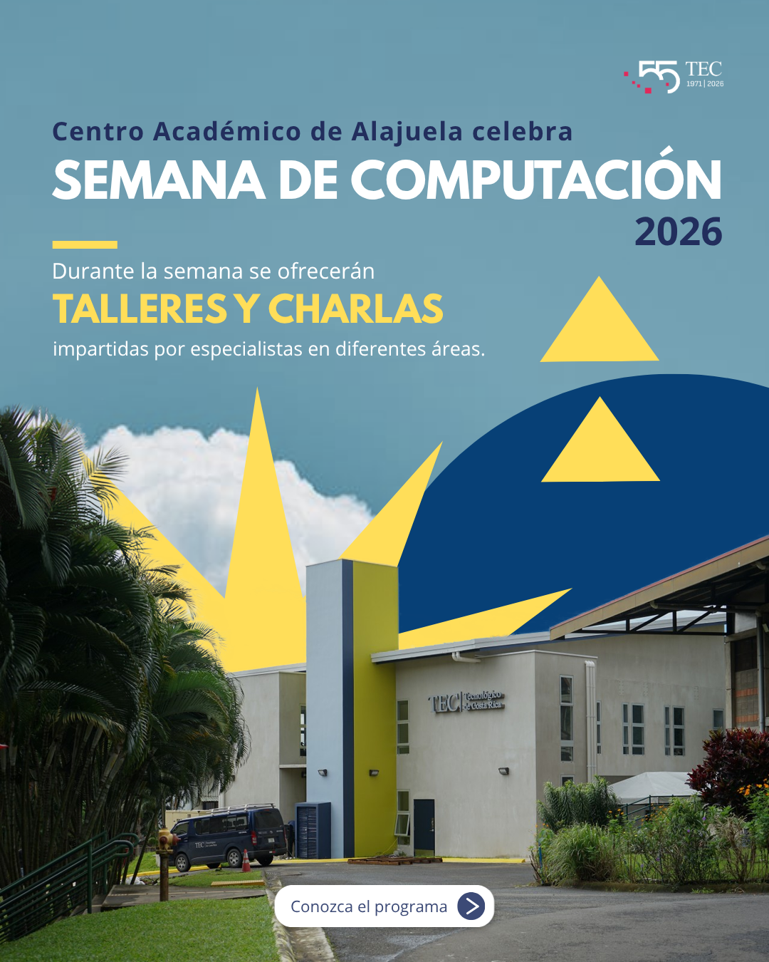 Imagen con información del evento