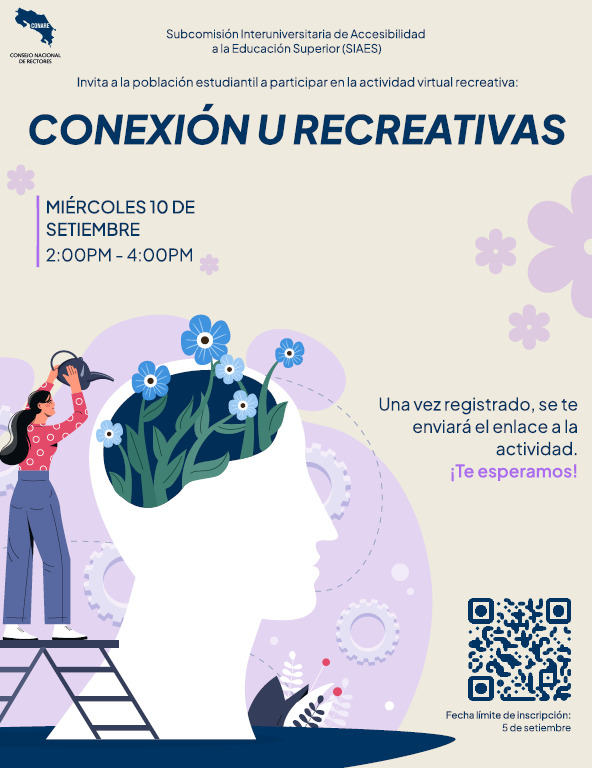 afiche conexion u recreativas