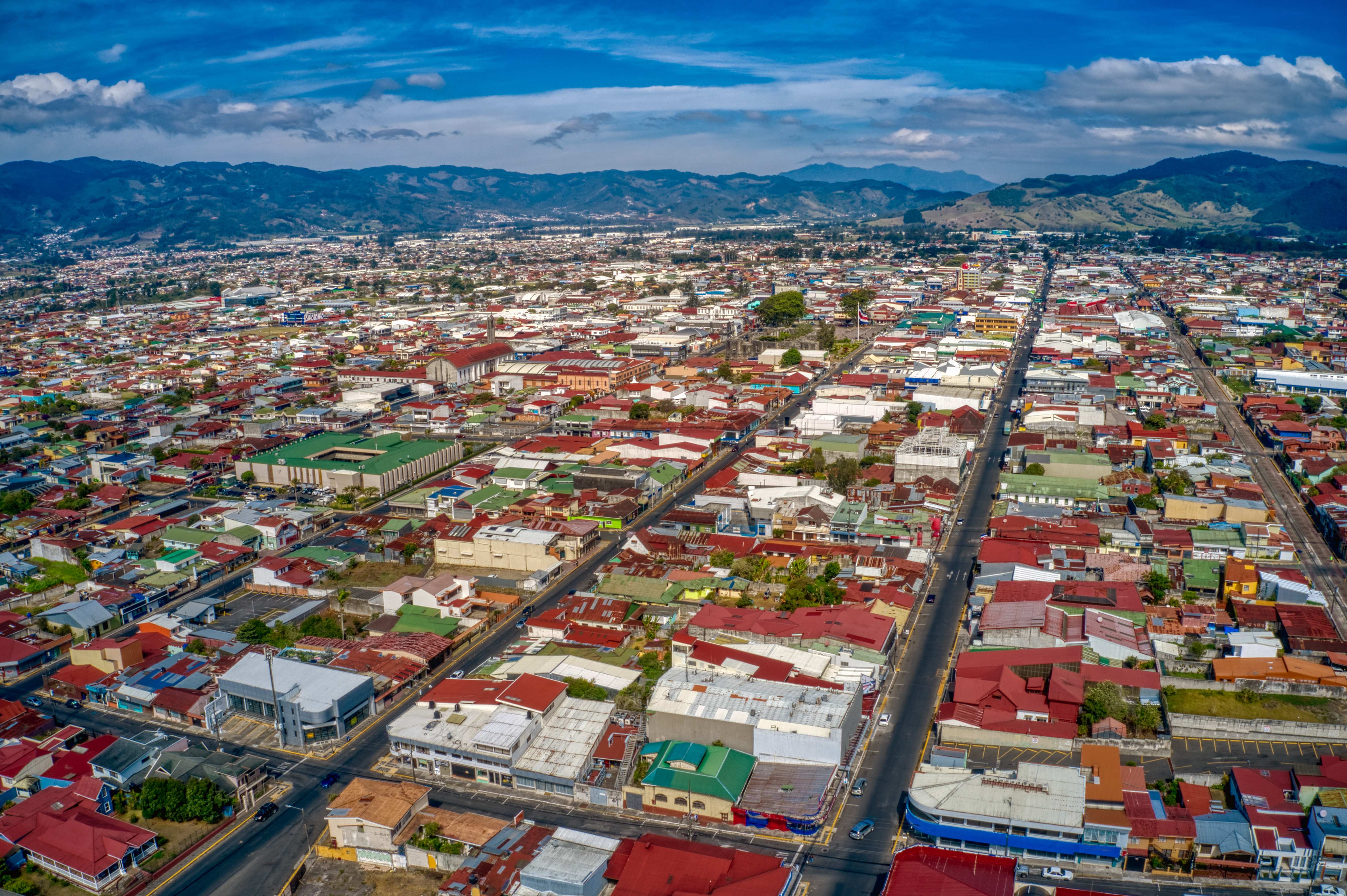 Vista aérea de Cartago