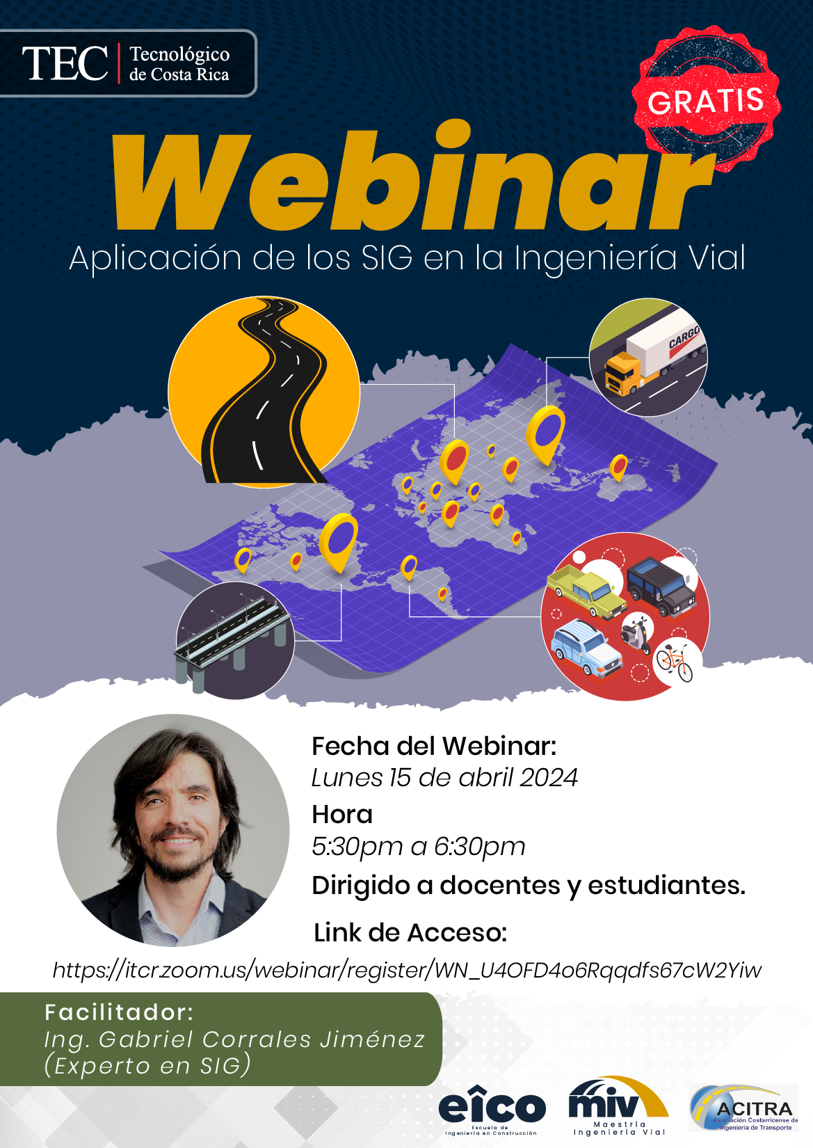 Webinar Aplicación de los SIG en la Ingeniería Vial