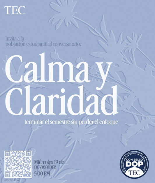 Calma y claridad