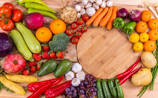 Frutas y verduras varias