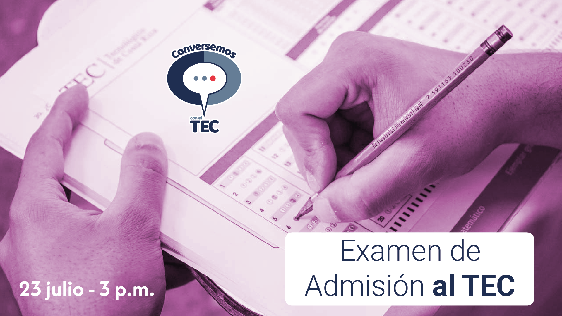 Examen de admisión al TEC
