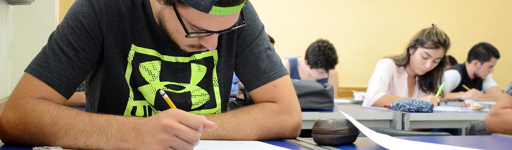 estudiante en clase