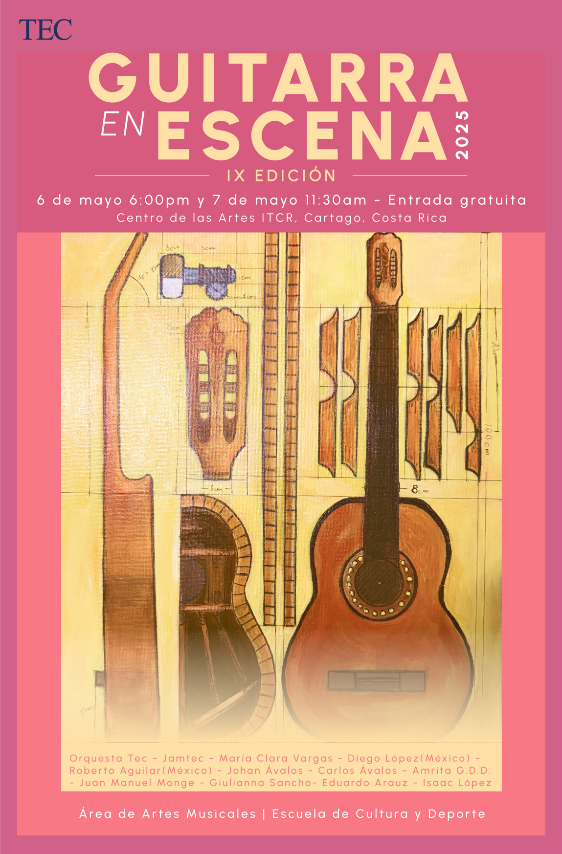 Guitarra en Escena afiche