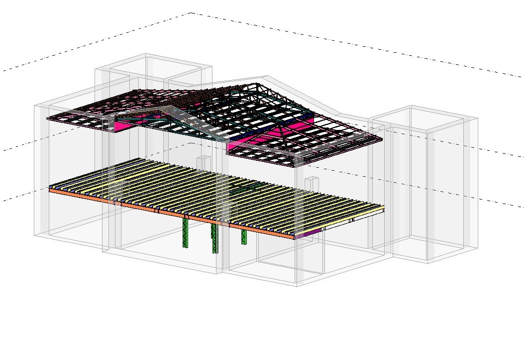 Avance del modelo estructural base, para el GD del primer cuerpo del TNCR