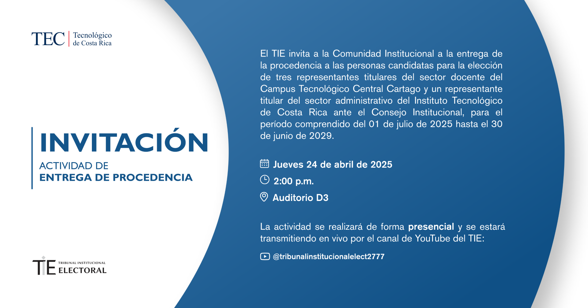 INVITACION TIE