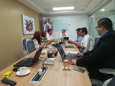 Investigadoras del TEC, durante su presentación en Cámara Costarricense de la Construcción.