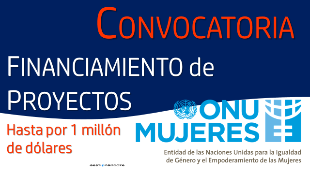 banner convocatoria ONU Mujeres