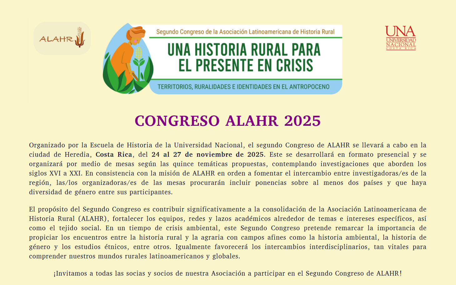 Congreso ALAHR