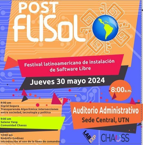 Afiche del Festival latinoamericano de instalación de Software Libre