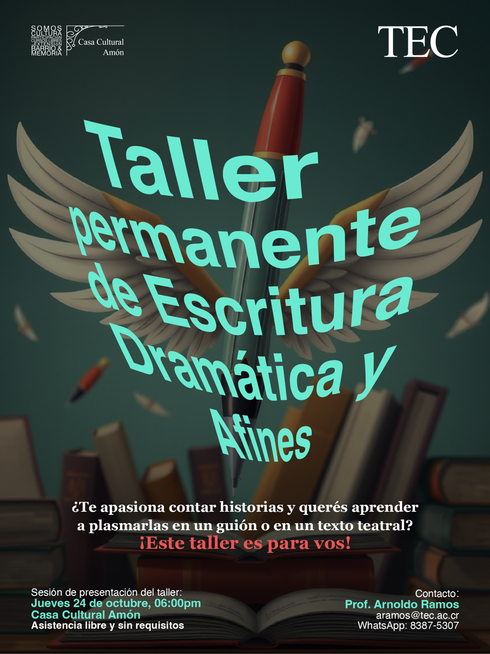 Taller permanente de Escritura Dramática y Afines