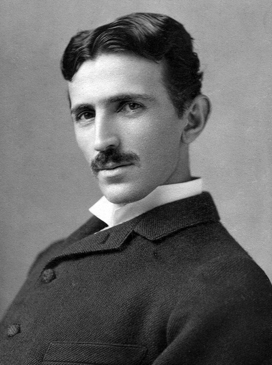 Fotografía de Nikola Tesla