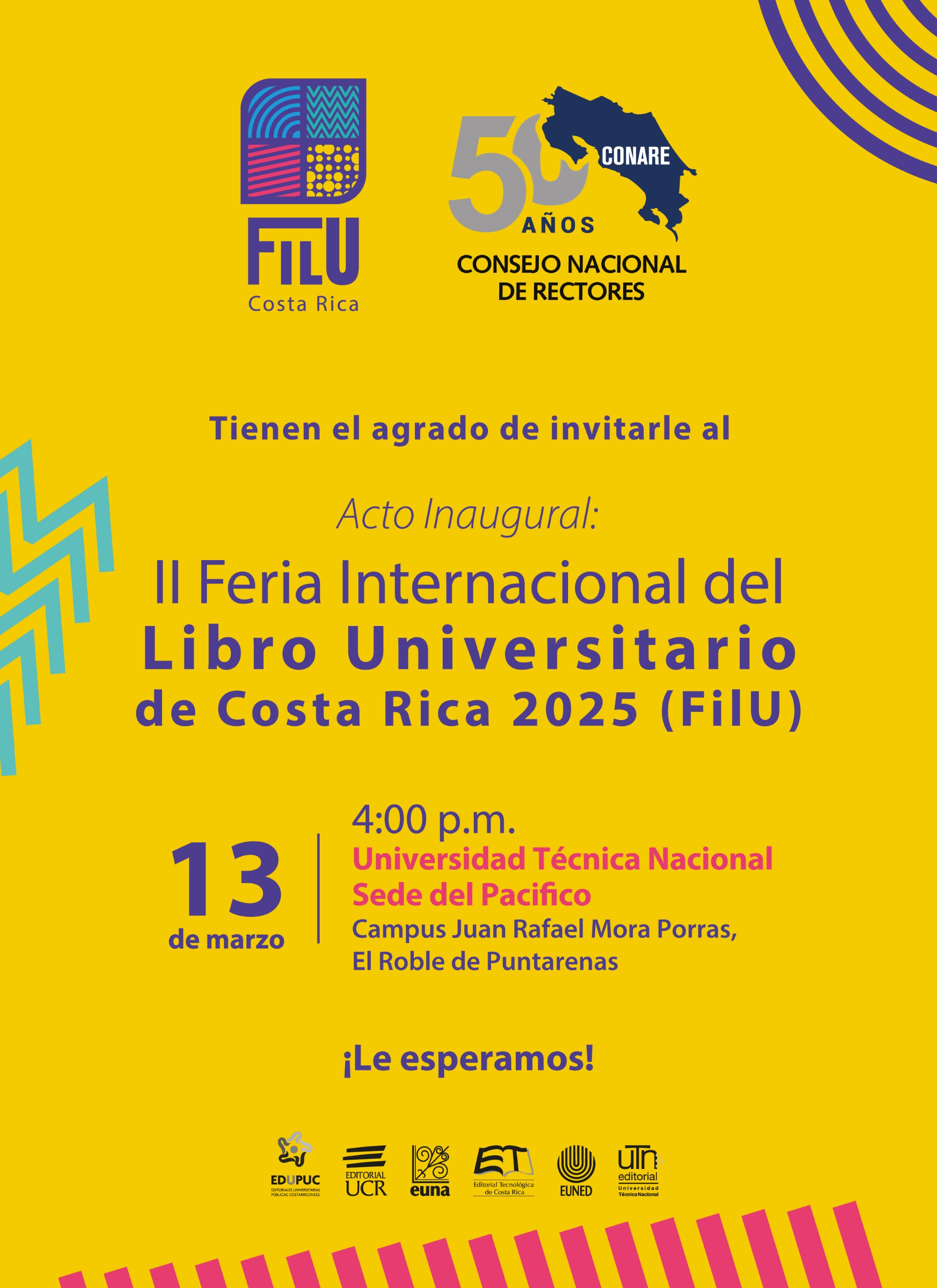 imagen con información de la feria