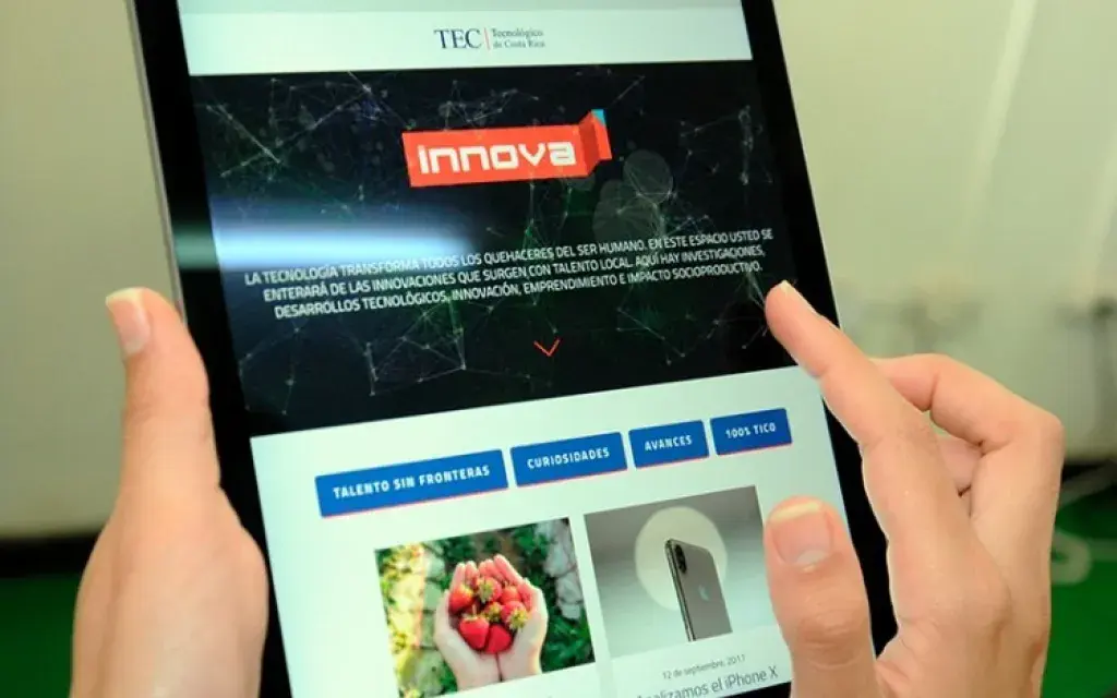 Página sitio web Innova