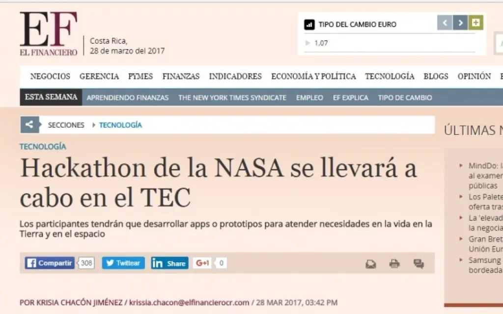 Hackathon NASA