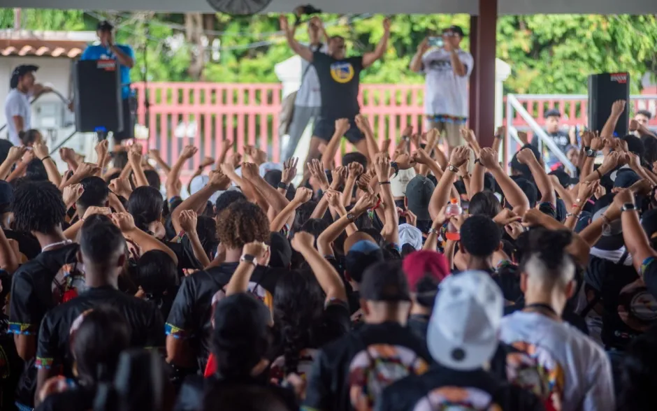 Fotografía de la actividad de integración