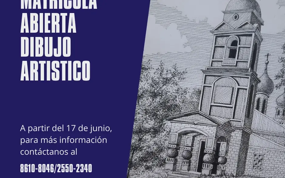 dibujo artístico, matrícula setiembre 2024