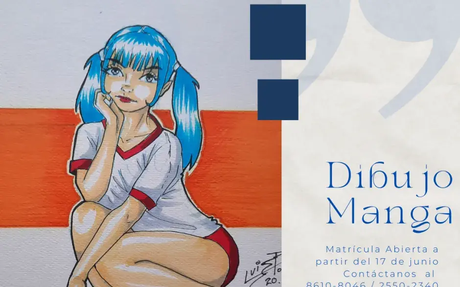 dibujo manga, matrícula setiembre 2024