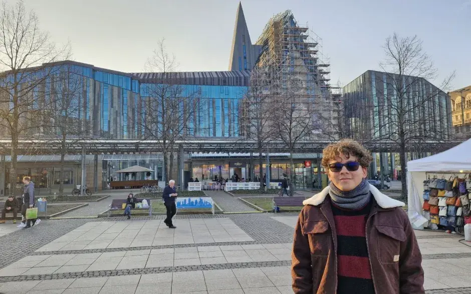 Fotografía de estudiantes que participaron en el intercambio