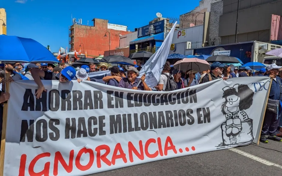 Fotografía de la marcha