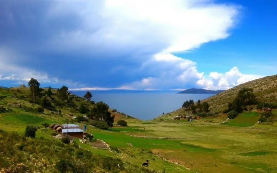 Paisaje de las montañas