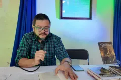 El autor Eduardo Murillo presentó su libro &amp;quot;La casona de Llano Grande&amp;quot;.