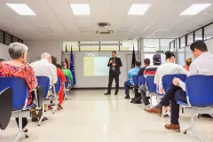 Exposición del extensionista Ricardo Salazar