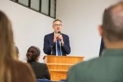 Alexander Leicht, director de la Oficina Regional de la UNESCO, destacó la relación con el ambiente como un eje central en la construcción de paz.