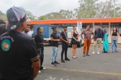 Fotografía de los estudiantes participando en las actividades
