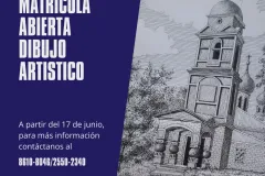 dibujo artístico, matrícula setiembre 2024