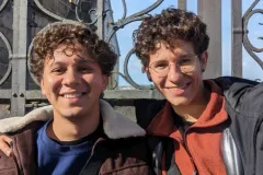 Fotografía de estudiantes que participaron en el intercambio