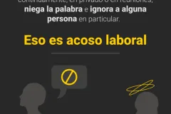 Eso es acoso laboral
