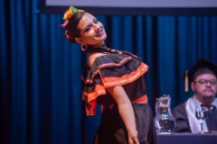 Fotografía de participante de presentación artística