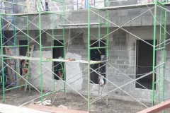 Fotografía de la construcción del edificio