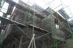Fotografía de la construcción del edificio