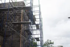 Fotografía de la construcción del edificio