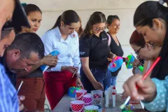 Fotografía de asistentes al evento