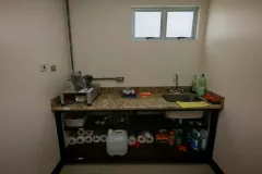 Cuarto de lavado de cristalería