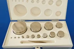 Juego de pesas de 1 g a 2 kg ASTM clase 6