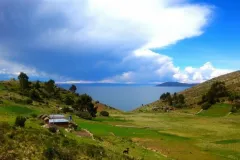 Paisaje de las montañas
