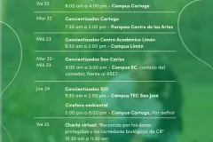 cronograma de actividades