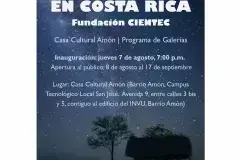 Afiche con información de la exposición