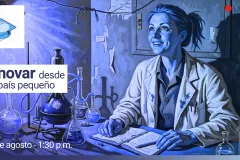 científica en un laboratorio